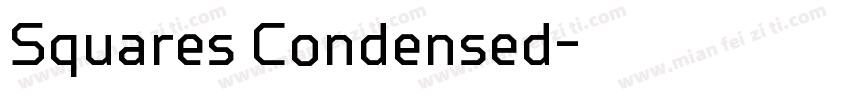 Squares Condensed字体转换